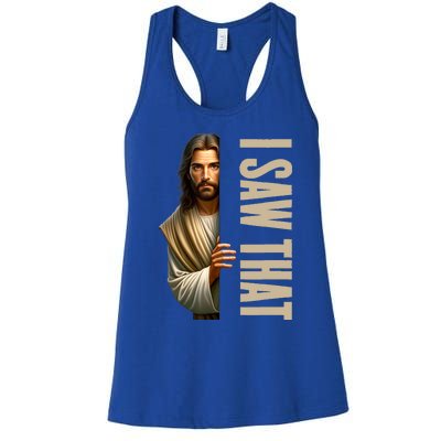 Jesus I Saw That Funny Women's Racerback Tank