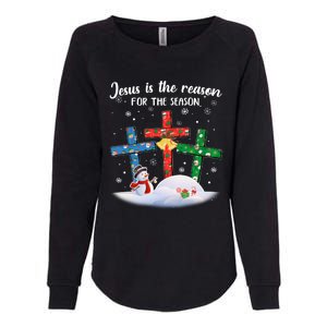 Jesus Is The Reason For The Season Christian Christmas Xmas Great Gift Womens California Wash Sweatshirt