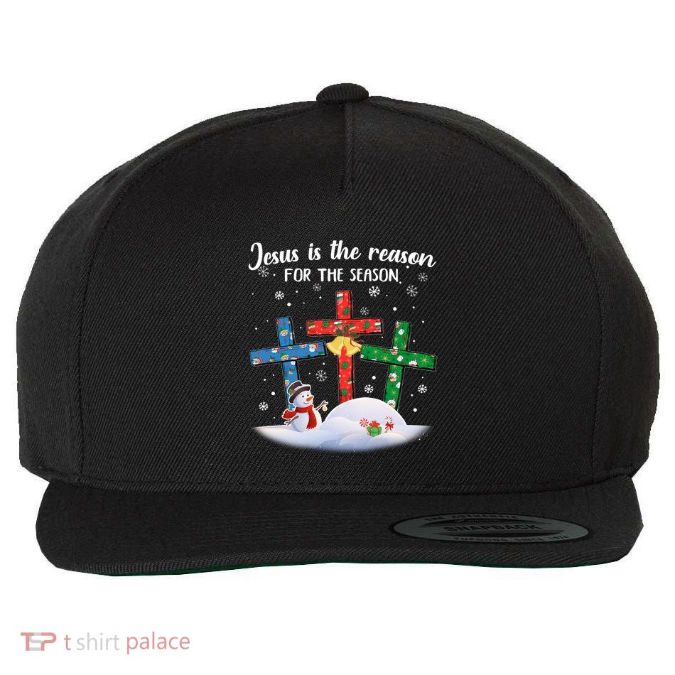 Jesus Is The Reason For The Season Christian Christmas Xmas Great Gift Wool Snapback Cap