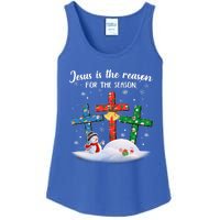 Jesus Is The Reason For The Season Christian Christmas Xmas Great Gift Ladies Essential Tank