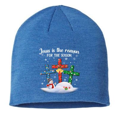 Jesus Is The Reason For The Season Christian Christmas Xmas Great Gift Sustainable Beanie