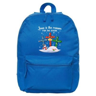 Jesus Is The Reason For The Season Christian Christmas Xmas Great Gift 16 in Basic Backpack