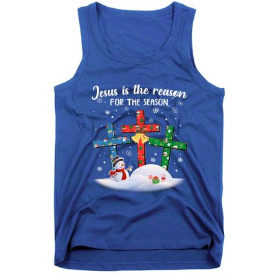 Jesus Is The Reason For The Season Christian Christmas Xmas Great Gift Tank Top