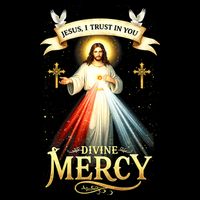 Jesus I Trust In You Divine Mercy Catholic Christian Jesus Cooling Performance Crew T-Shirt