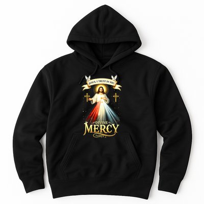 Jesus I Trust In You Divine Mercy Catholic Christian Jesus Hoodie