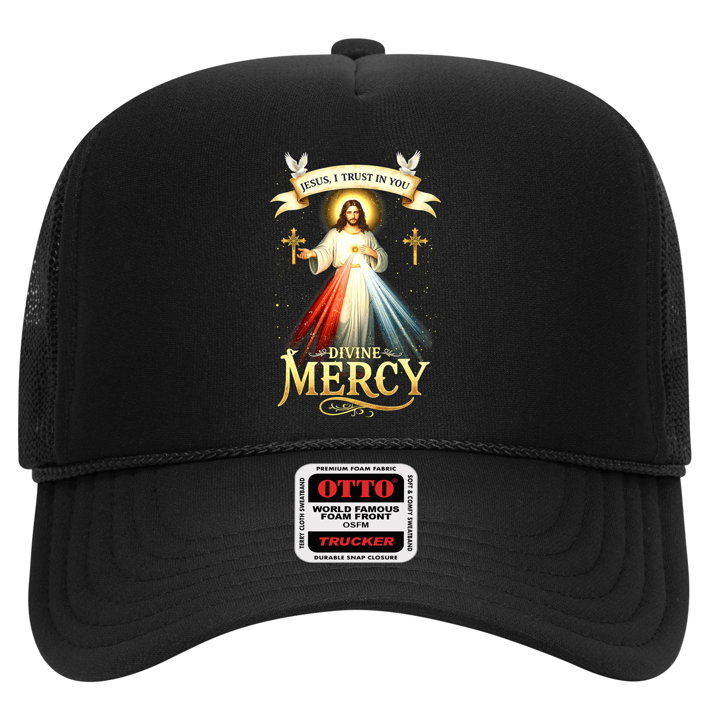 Jesus I Trust In You Divine Mercy Catholic Christian Jesus Hat