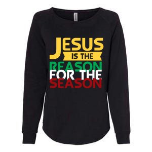 Jesus Is The Reason For The Season Christian Christmas Xmas Funny Gift Womens California Wash Sweatshirt