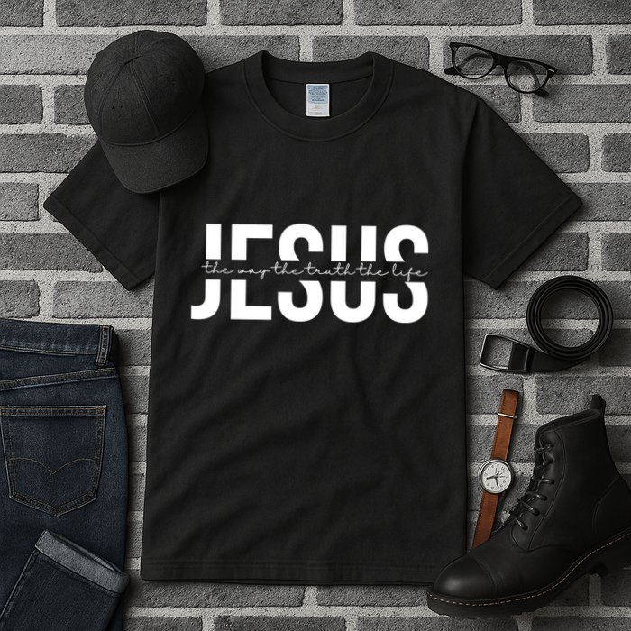 Jesus Is The Way The Truth And The Life Quote Tall T-Shirt