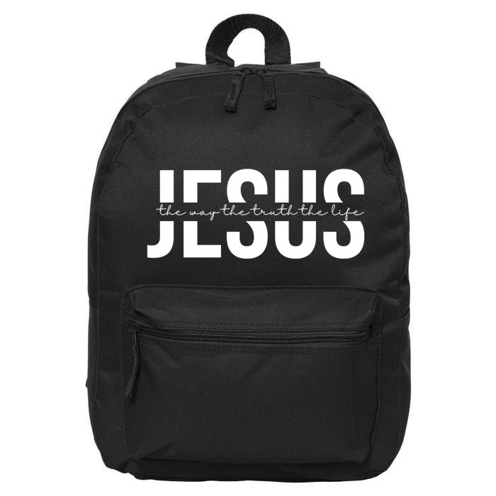 Jesus Is The Way The Truth And The Life Quote 16 in Basic Backpack