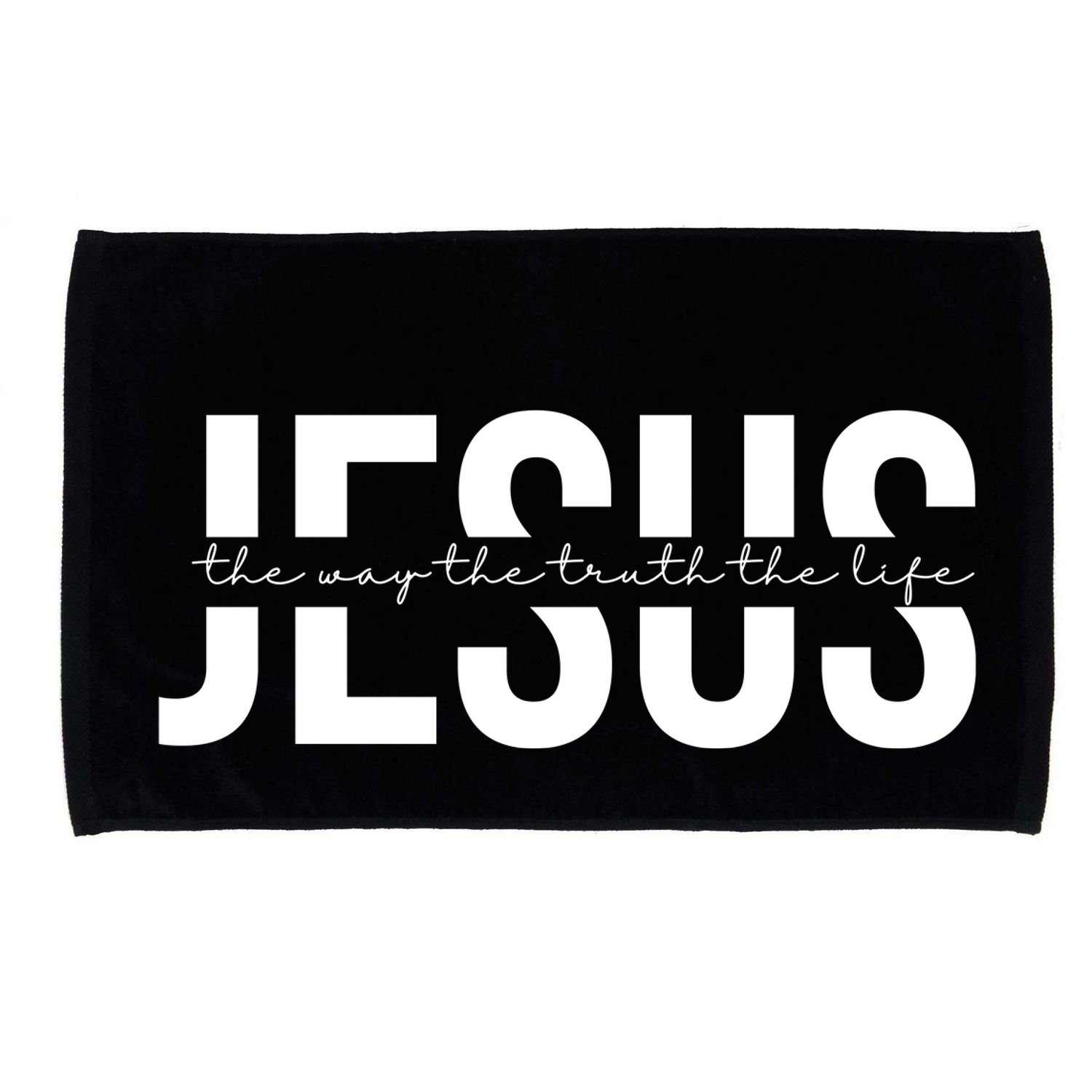 Jesus Is The Way The Truth And The Life Quote Microfiber Hand Towel