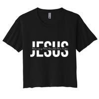 Jesus Is The Way The Truth And The Life Quote Crop Top