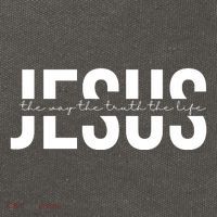 Jesus Is The Way The Truth And The Life Quote Cotton Canvas Backpack