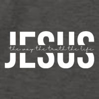 Jesus Is The Way The Truth And The Life Quote Vector Backpack