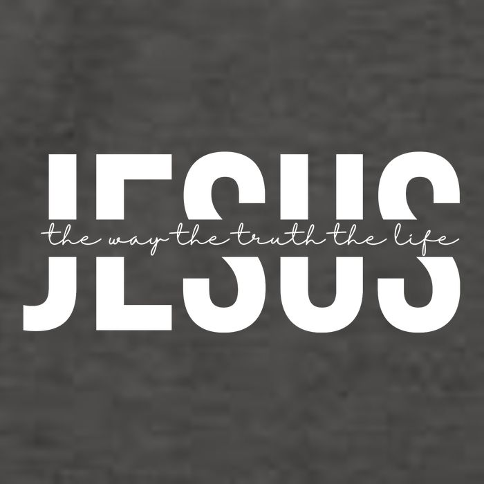 Jesus Is The Way The Truth And The Life Quote Vector Backpack
