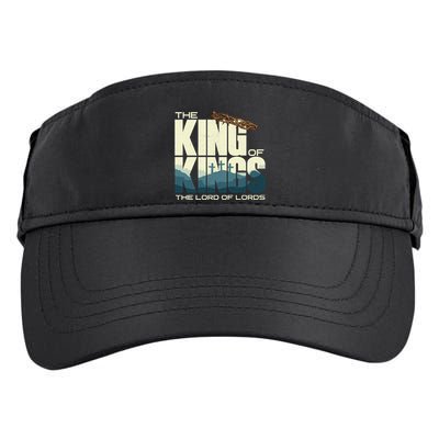 Jesus Is The King Of Kings Crucifixion Cross Crown Gospel Gift Adult Drive Performance Visor