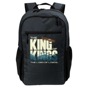 Jesus Is The King Of Kings Crucifixion Cross Crown Gospel Gift Daily Commute Backpack