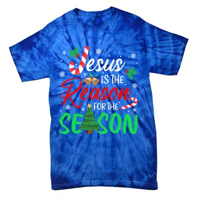 Jesus Is The Reason For The Season Christian Christmas Xmas Cute Gift Tie-Dye T-Shirt