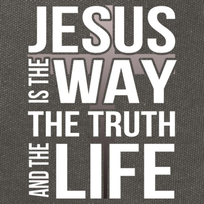 Jesus Is The Way The Truth And The Life Cool Gift Cotton Canvas Backpack