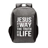 Jesus Is The Way The Truth And The Life Cool Gift Vector Backpack