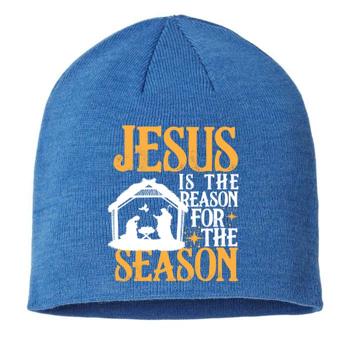 Jesus Is The Reason For The Season Christian Christmas Gift Sustainable Beanie