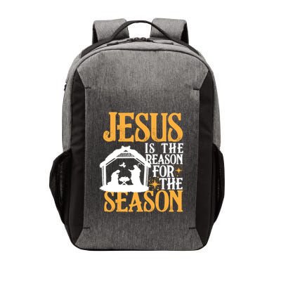 Jesus Is The Reason For The Season Christian Christmas Gift Vector Backpack