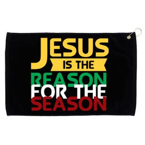 Jesus Is The Reason For The Season Christian Christmas Xmas Gift Grommeted Golf Towel