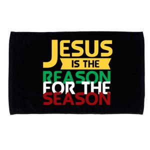 Jesus Is The Reason For The Season Christian Christmas Xmas Gift Microfiber Hand Towel