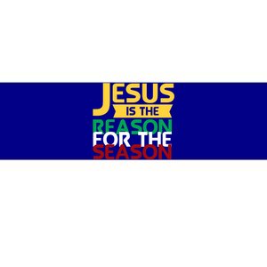 Jesus Is The Reason For The Season Christian Christmas Xmas Gift Bumper Sticker