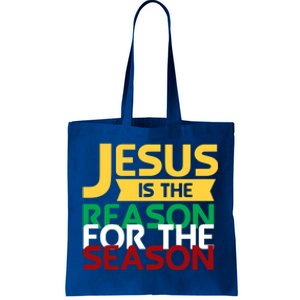 Jesus Is The Reason For The Season Christian Christmas Xmas Gift Tote Bag