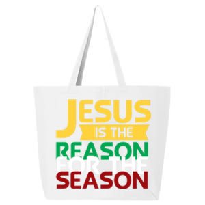 Jesus Is The Reason For The Season Christian Christmas Xmas Gift 25L Jumbo Tote