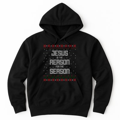 Jesus Is The Reason For The Season Ugly Christmas Sweater Hoodie