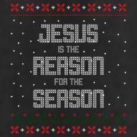 Jesus Is The Reason For The Season Ugly Christmas Sweater Adult Drive Performance Visor