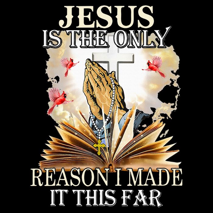 Jesus Is The Only Reason I Made It This Far Fun Christian Sustainable Bucket Hat