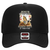Jesus Is The Only Reason I Made It This Far Fun Christian Trucker Hat