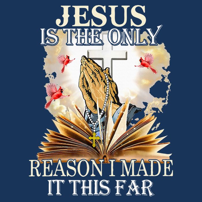 Jesus Is The Only Reason I Made It This Far Fun Christian Infant Baby Jersey Bodysuit