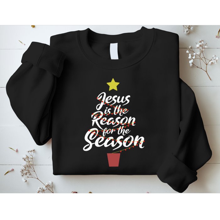Jesus Is The Reason For The Season Christian Christmas Xmas Sweatshirt