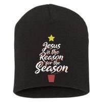 Jesus Is The Reason For The Season Christian Christmas Xmas Short Acrylic Beanie