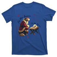 Jesus Is The Reason Santa For The Season Christian Christmas Gift T-Shirt