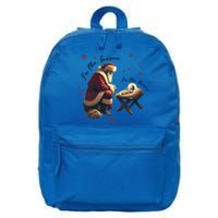 Jesus Is The Reason Santa For The Season Christian Christmas Gift 16 in Basic Backpack