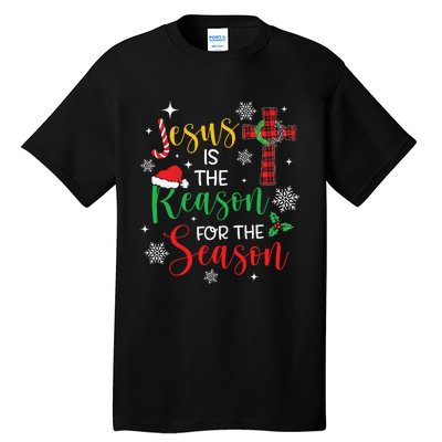 Jesus Is The Reason For The Season Christian Faith Christmas Tall T-Shirt