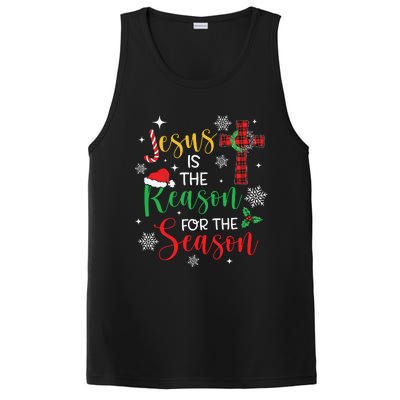 Jesus Is The Reason For The Season Christian Faith Christmas PosiCharge Competitor Tank