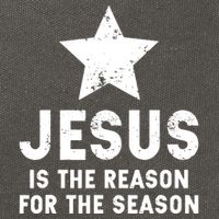 Jesus Is The Reason For The Season Christian Christmas Xmas Cotton Canvas Backpack