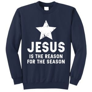 Jesus Is The Reason For The Season Christian Christmas Xmas Sweatshirt