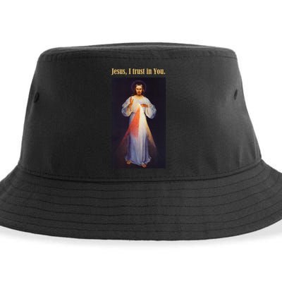 Jesus I Trust In You Divine Mercy Sustainable Bucket Hat
