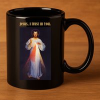 Jesus I Trust In You Divine Mercy 11oz C Handle Ceramic Mug