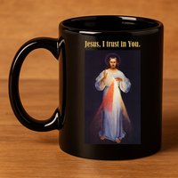Jesus I Trust In You Divine Mercy 11oz C Handle Ceramic Mug