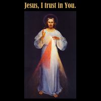 Jesus I Trust In You Divine Mercy Drawstring Bag