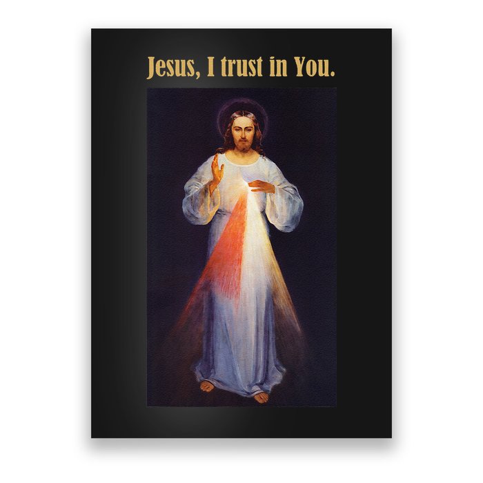 Jesus I Trust In You Divine Mercy Poster