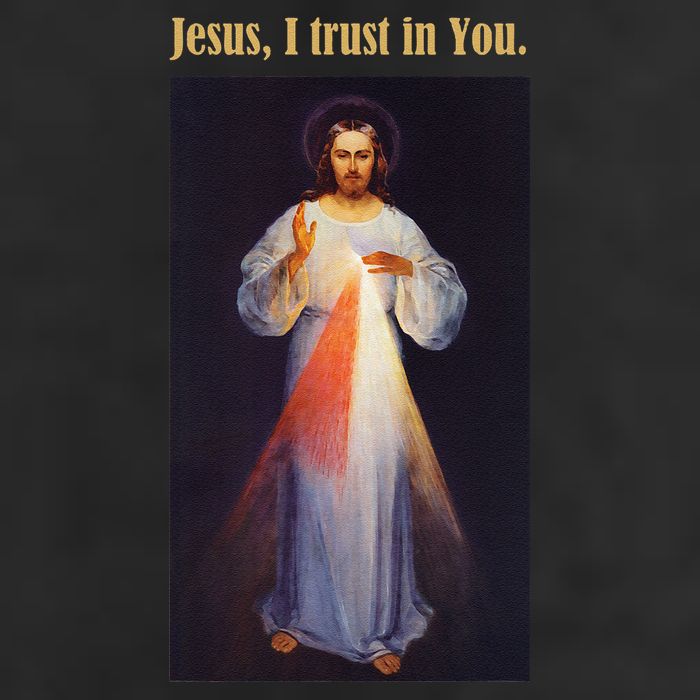 Jesus I Trust In You Divine Mercy Golf Towel