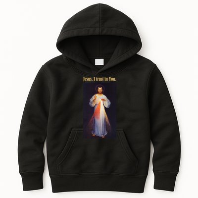Jesus I Trust In You Divine Mercy Kids Hoodie